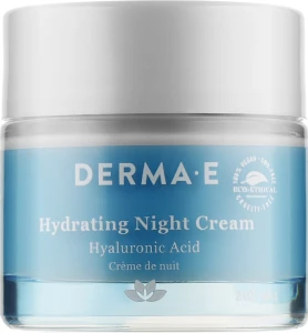 Derma E Зволожувальний нічний крем з гіалуроновою кислотою Hydrating Night Cream