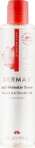 Derma E Тонік з вітаміном А, гліколевою кислотою й екстрактом папайї проти зморщок Anti-Wrinkle Toner
