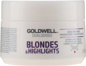 Goldwell Маска для освітленого та мельованого волосся Dualsenses Blondes & Highlights 60sec Treatment