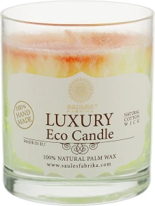 Saules Fabrika Свеча из пальмового воска в стакане "Иланг-Иланг" Luxury Eco Candle