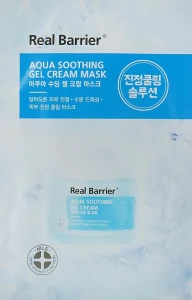 Real Barrier Охолоджувальна тканинна маска із заспокійливою дією Aqua Soothing Gel Cream Mask