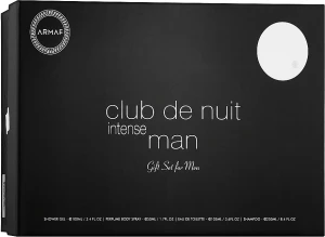 Armaf Club De Nuit Intense Man Набір (edt/105ml + deo/spray/200ml + sh/gel/100ml + sh/250ml)