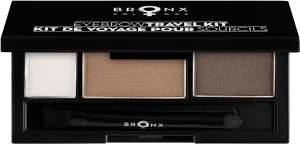 Bronx Colors Ash Brown Eye Brow Travel Kit Палітра для брів