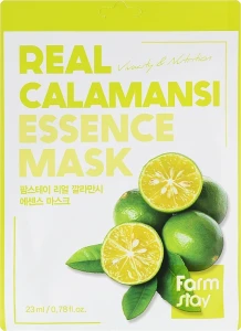 FarmStay Вітамінна маска для обличчя з екстрактом каламансі Real Calamansi Essence Mask