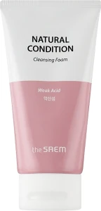 The Saem Пінка для вмивання очищувальна Natural Condition Weak Acid Cleansing Foam