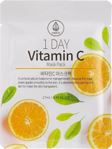 Med B Маска тканинна для обличчя з вітаміном С Vitamin C Mask Pack