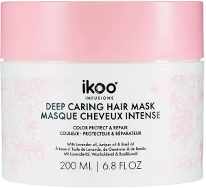 Ikoo Маска-смузи для волос "Защита цвета и восстановление" Infusions Deep Caring Hair Mask
