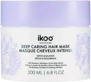 Ikoo Маска-смузи для волос "Детокс и баланс" Infusions Deep Caring Hair Mask