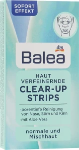 Balea Очищающие полоски для лица Haut Verfeinernde Clear-Up Strips