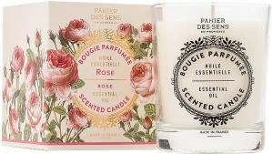 Panier des Sens Ароматизированная свеча "Роза" Rose Scented Candle