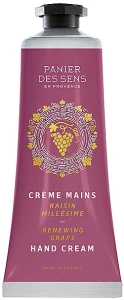Panier des Sens Крем для рук "Білий виноград" Renewing Grape Hand Cream