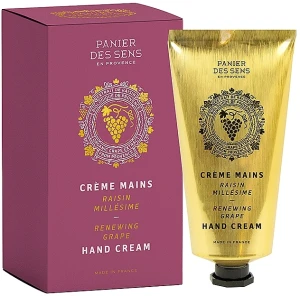 Крем для рук "Білий виноград" - Panier des Sens Renewing Grape Hand Cream, 75ml