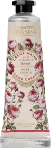Panier des Sens Крем для рук "Троянда" Hand Cream Rejuvenating Rose