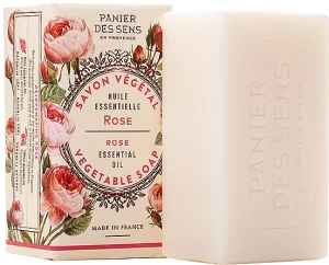 Panier des Sens Екстра-ніжне рослинне мило "Троянда" Rose Extra-Gentle Vegetable Soap