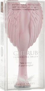 Tangle Angel Щітка-янгол компактна, світло-рожева із сірим Cherub 2.0 Soft Touch Pink