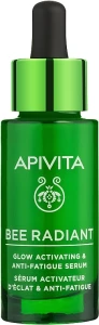 Apivita Освітлювальна зволожувальна сироватка проти старіння шкіри Bee Radiant Glow Activating & Anti-Fatigue Serum