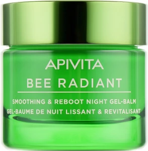 Apivita Ночной разглаживающий гель-бальзам-детокс Bee Radiant Smoothing & Reboot Night Gel-Balm