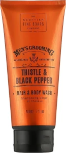 Scottish Fine Soaps Шампунь-гель для душа Men's Thistle & Black Pepper Hair Body Wash